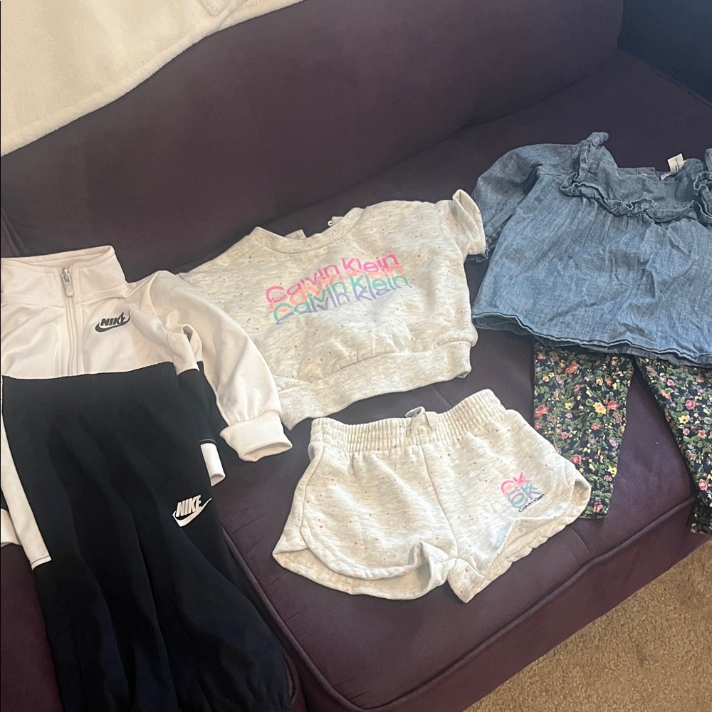 12 months baby girl - 3 matching sets (Polo, Nike, Calvin Klein)